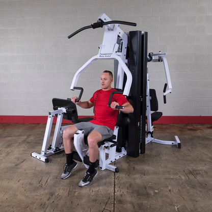 Body Solid EXM3000LPS Commercial Double Stack Gym System - Three Station Configuration