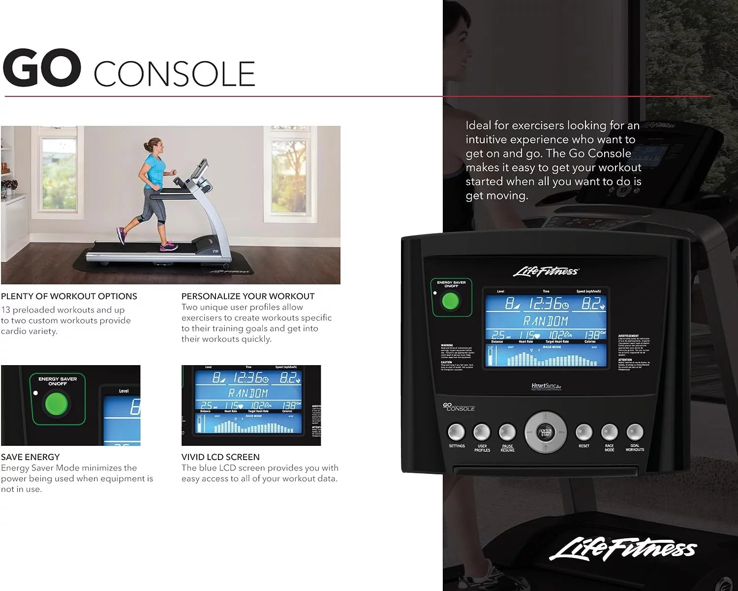 E3 Elliptical Cross Trainer with Go Console